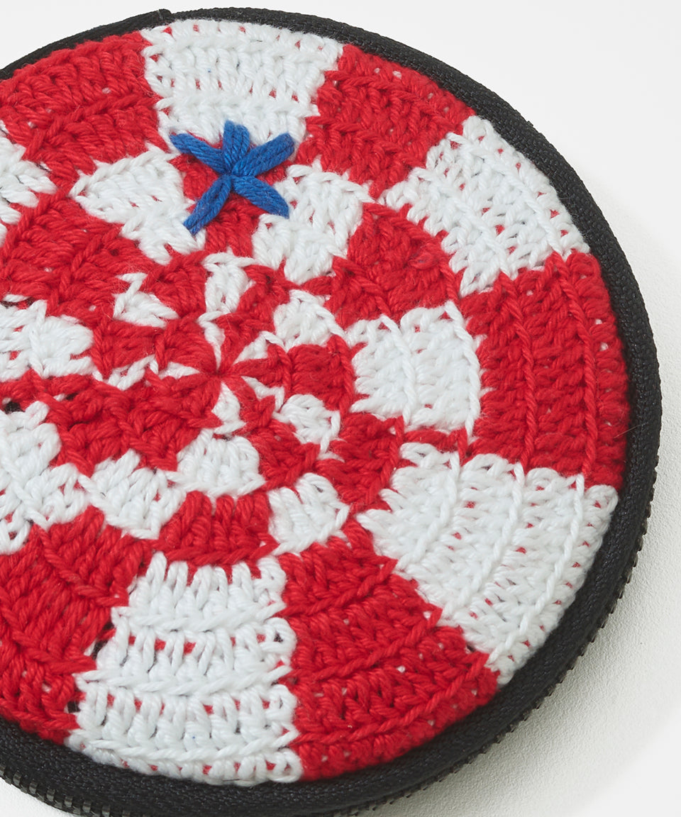 Crochet Coin Bag - Red