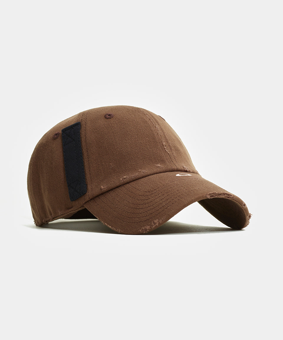 Piet + Oakley Nano Logo Cap  - Dark Brown