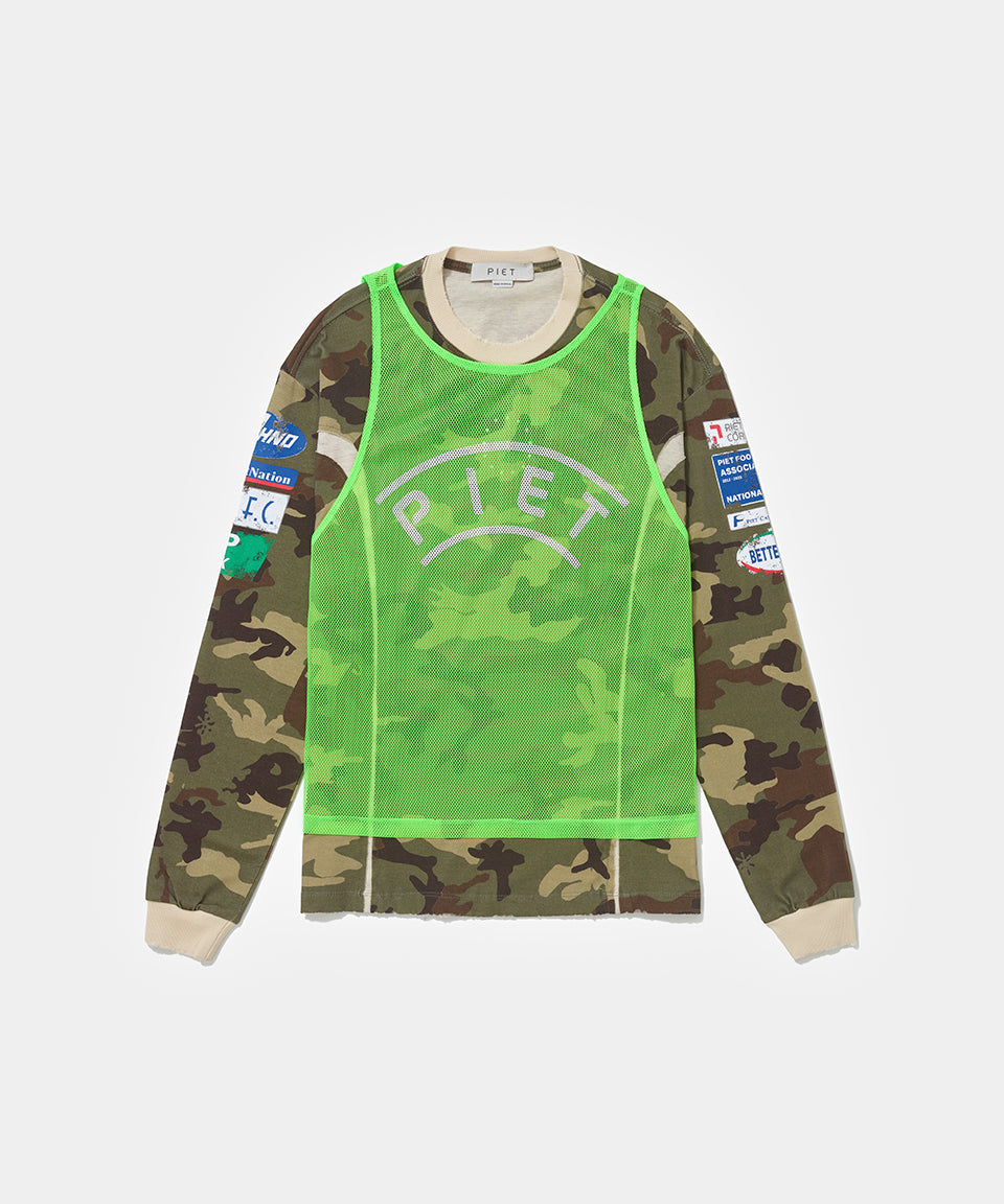 Vest Long Sleeve Camo T-shirt