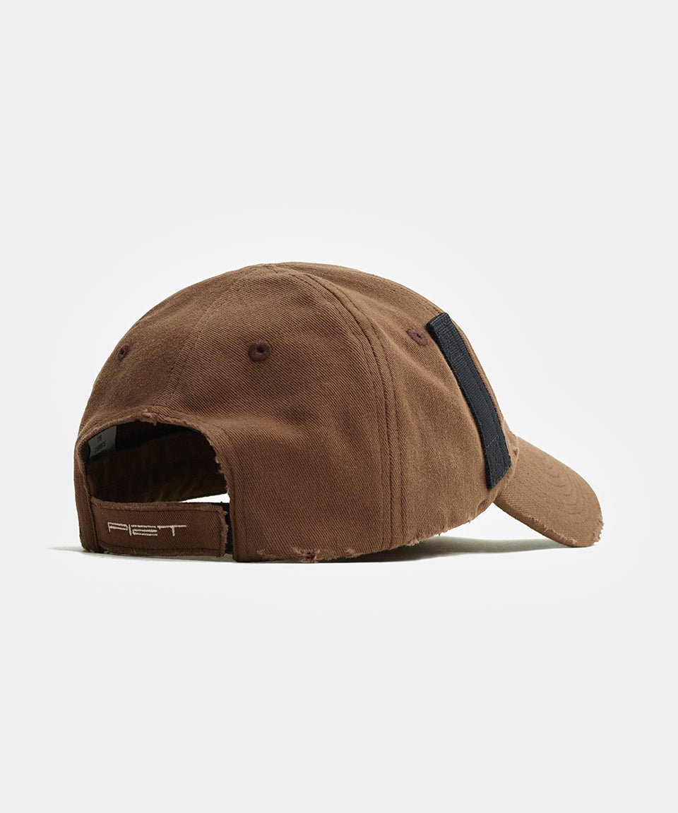 Piet + Oakley Nano Logo Cap  - Dark Brown