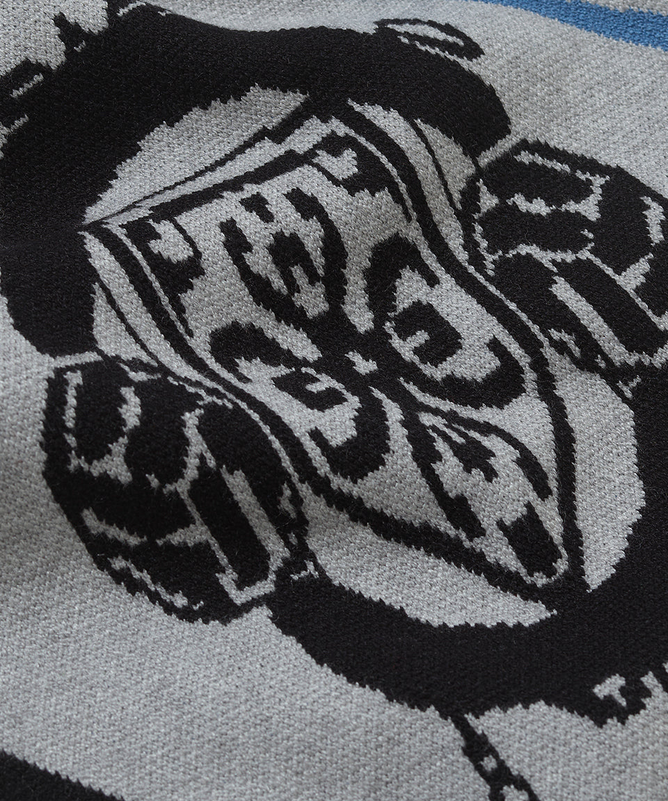 PIET F.C. Football Knitted Scarf - Blue