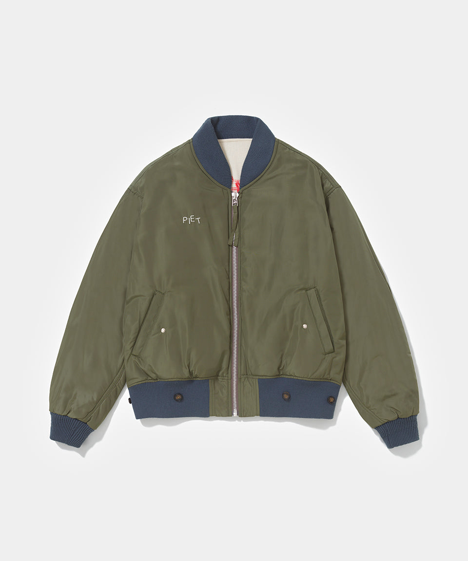 MA-1 Bomber Jacket - Olive Green