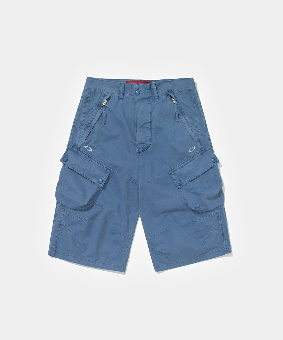 Piet + Oakley Oversized Shorts - Steel Blue