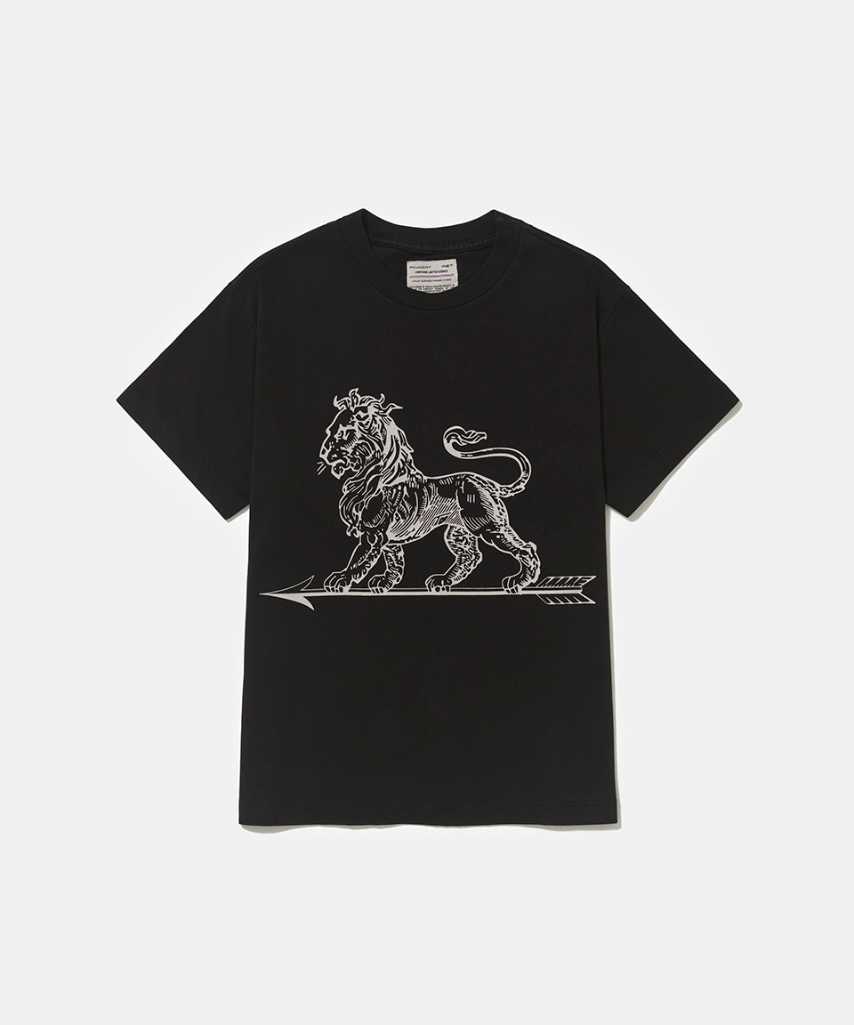 Piet + Peugeot Lion T-Shirt - Black