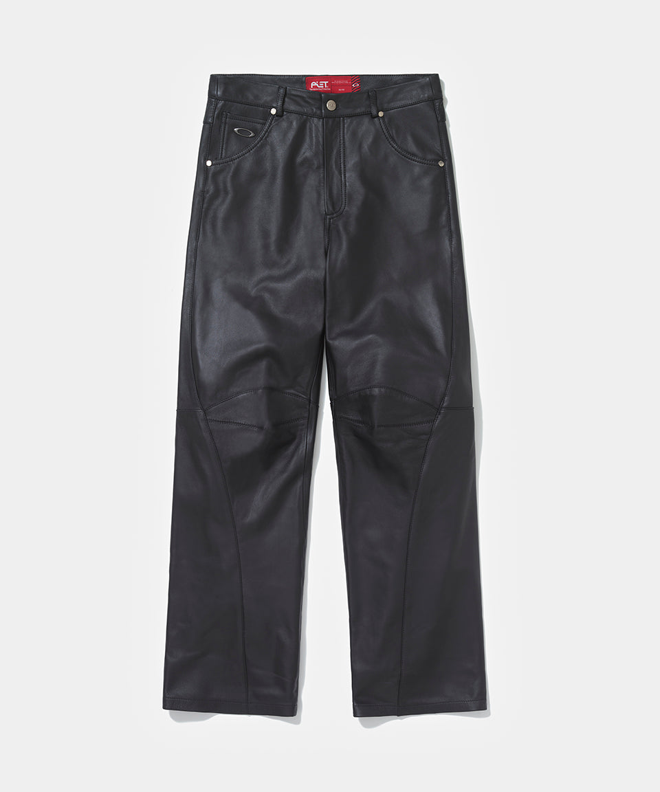 Piet + Oakley Leather Trousers - Black