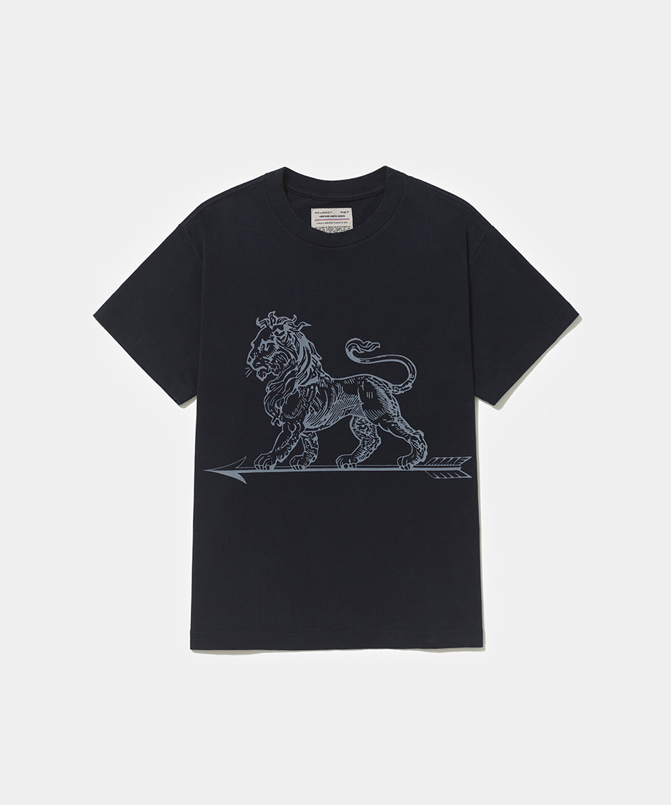 Piet + Peugeot Lion T-Shirt - Navy