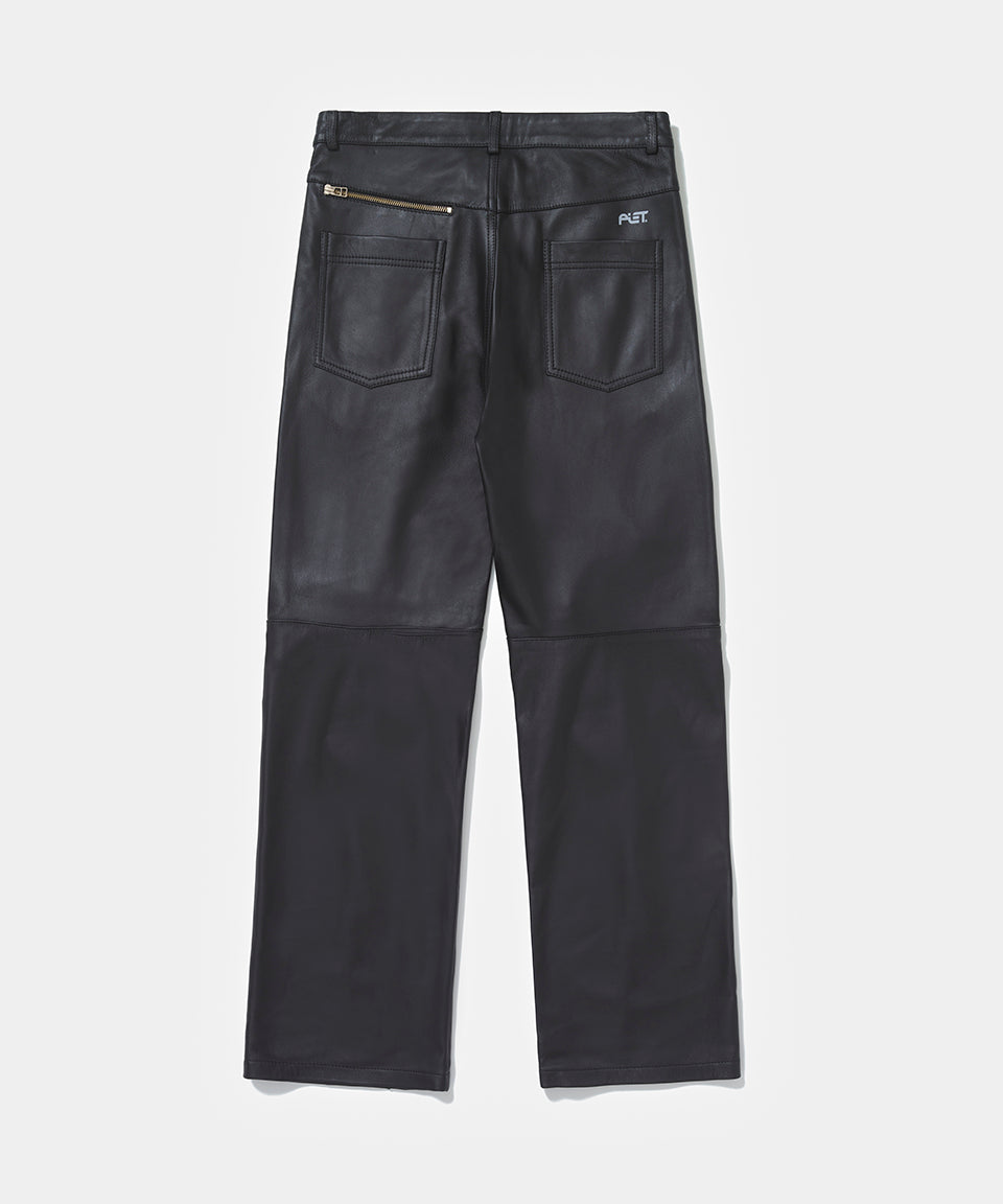 Piet + Oakley Leather Trousers - Black – Piet International