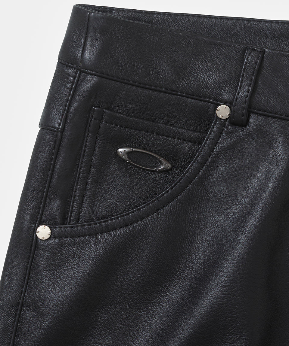 Piet + Oakley Leather Trousers - Black