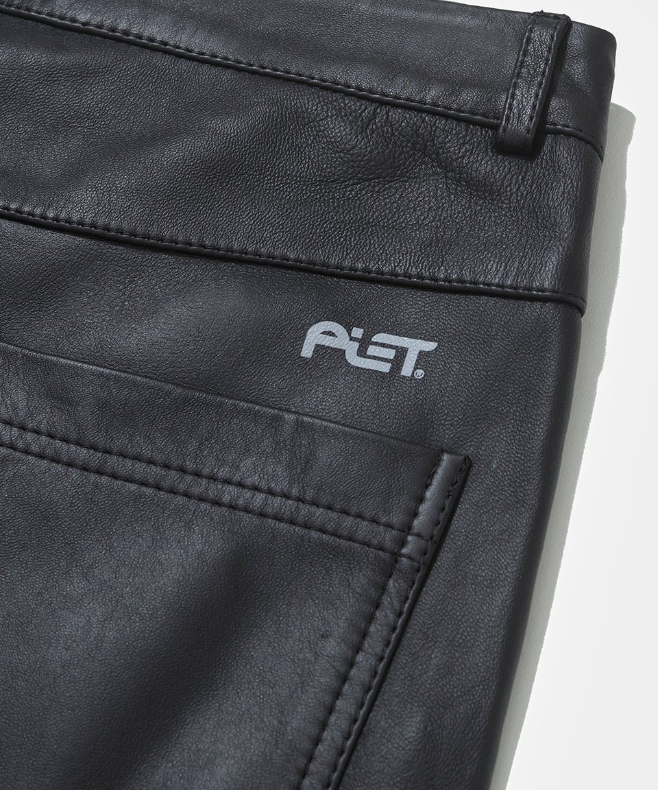 Piet + Oakley Leather Trousers - Black