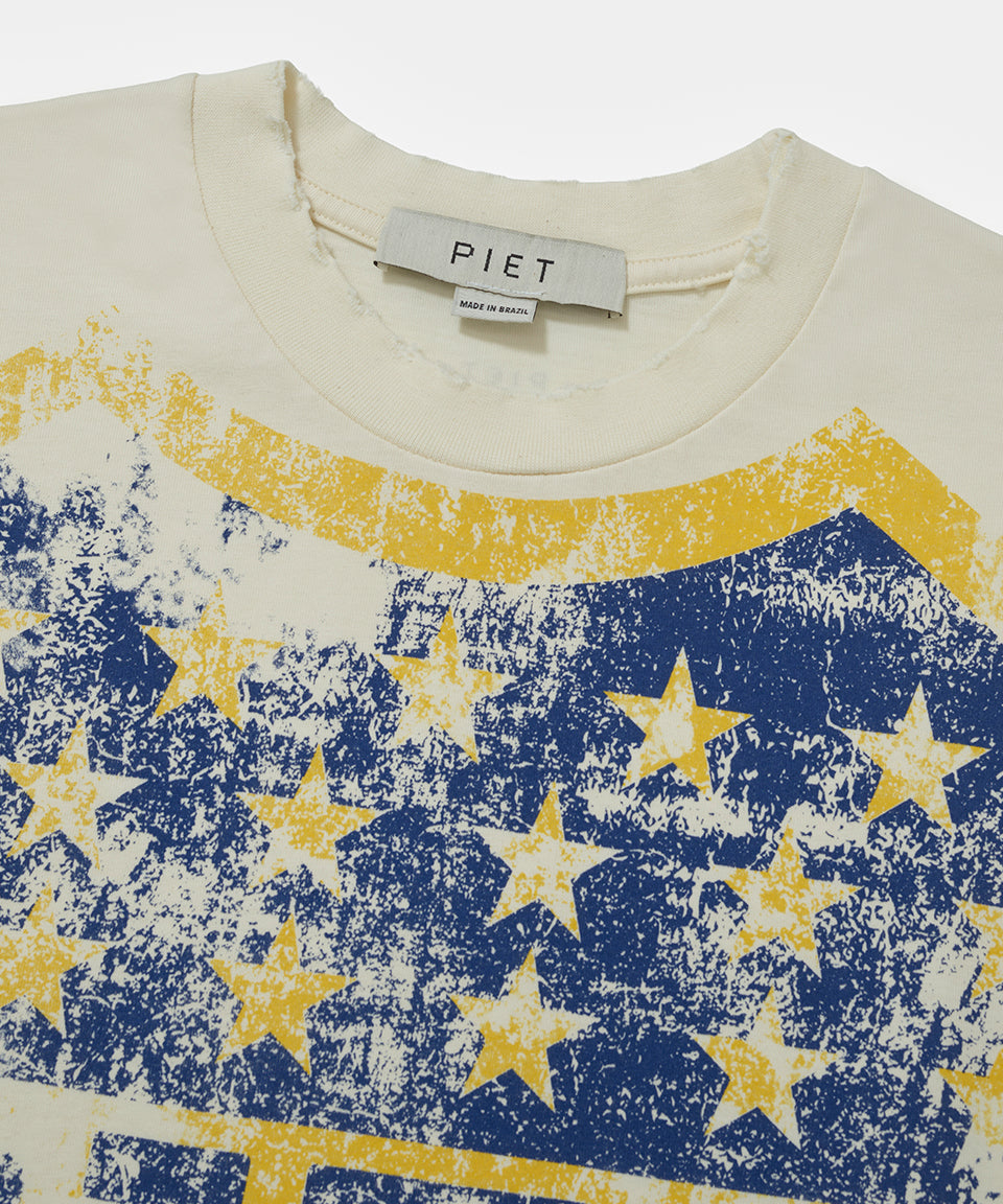 Emblem Relaxed T-shirt - Bone White