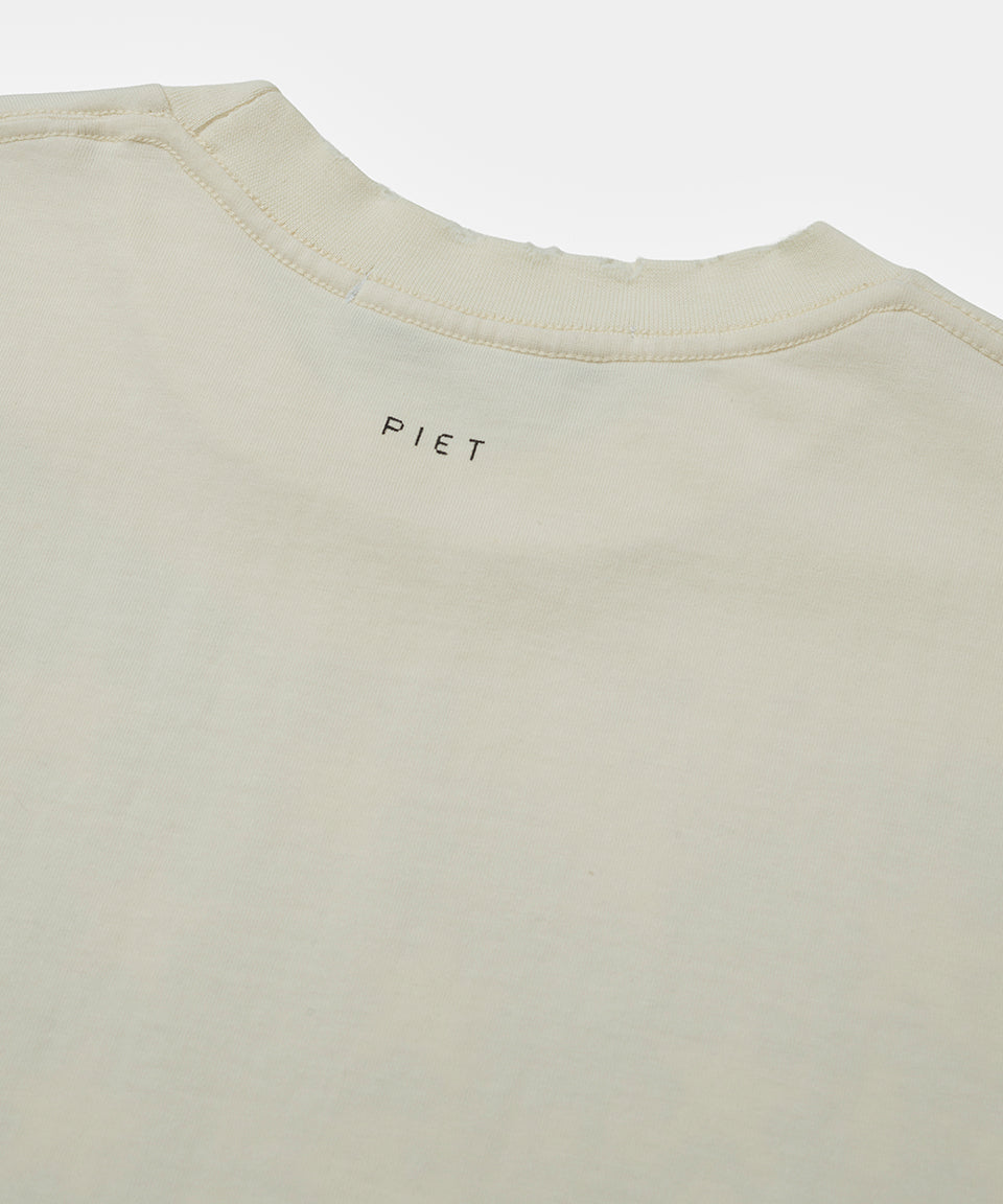 Emblem Relaxed T-shirt - Bone White