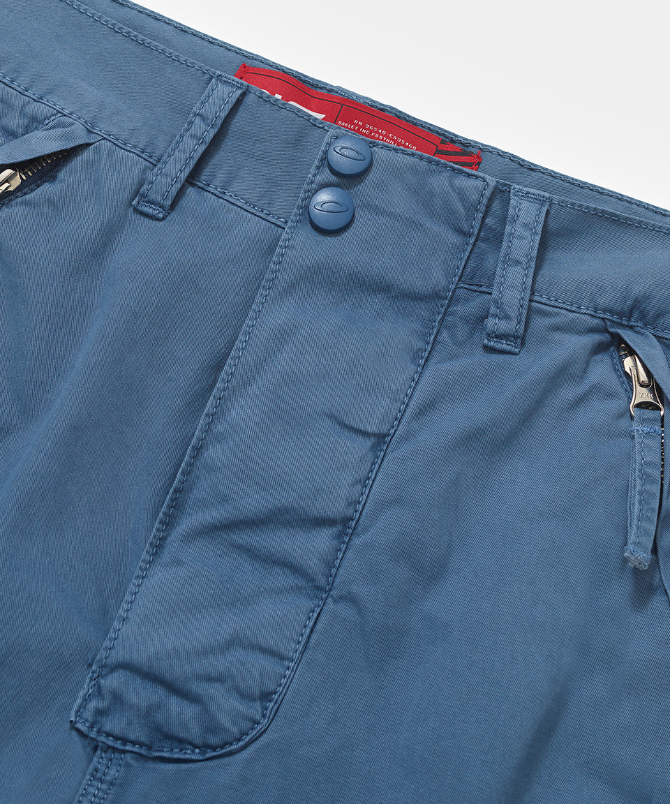 Piet + Oakley Oversized Shorts - Steel Blue