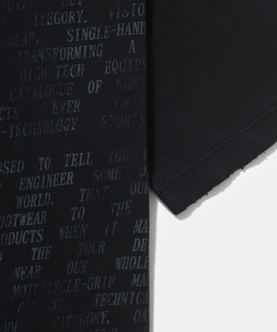 Piet + Oakley Faded Manifest T-shirt - Vintage Black