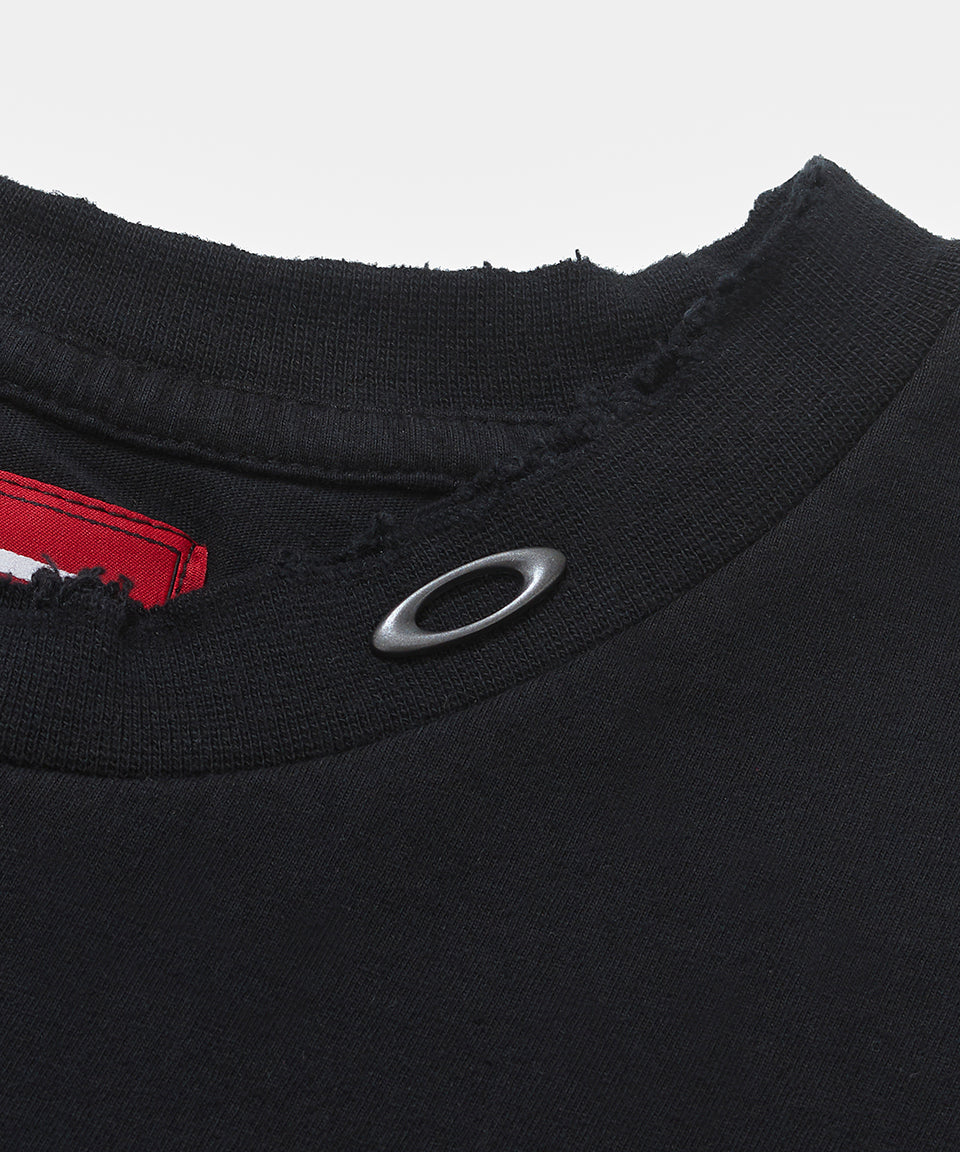 Piet + Oakley Layered T-shirt- Vintage Black