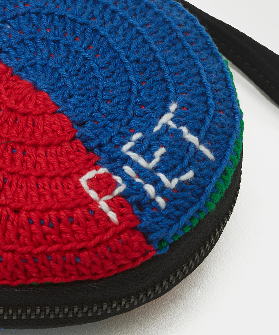 Star Crochet Coin Bag - Red