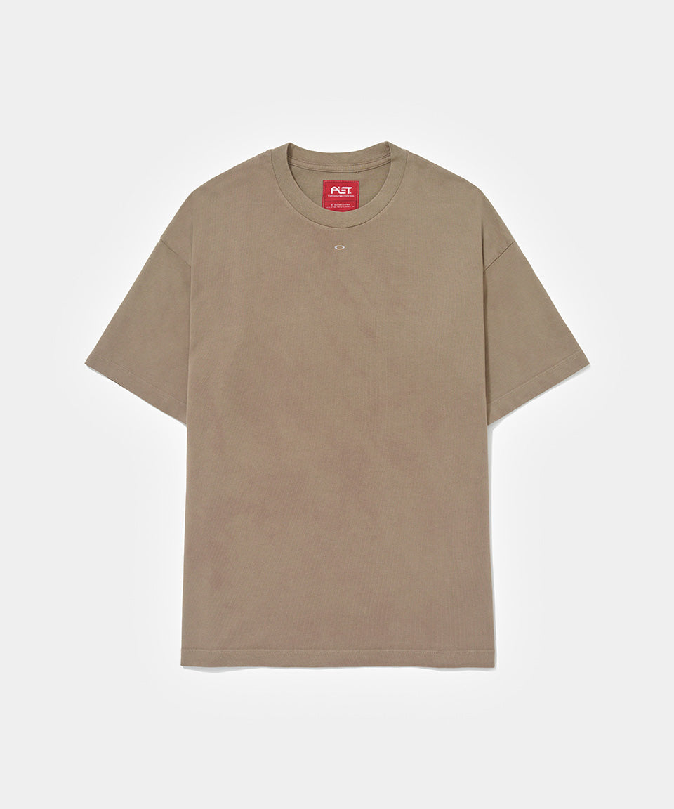 Piet + Oakley Nano Logo T-shirt - Dark tan