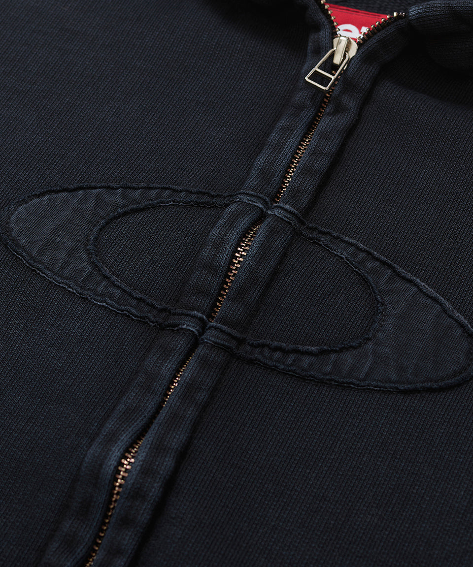 Piet + Oakley Padded Hoodie - Vintage Black