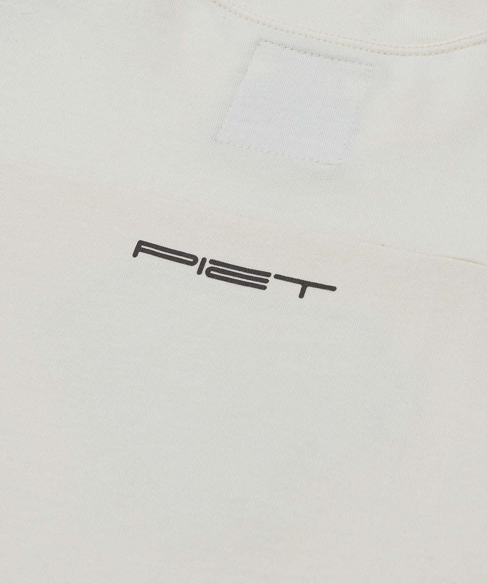 Piet + Oakley Long Sleeve T-shirt - Bone white