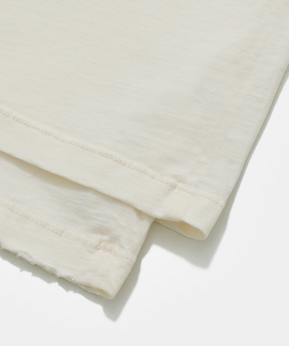 Piet + Oakley Layered T-shirt- Bone White