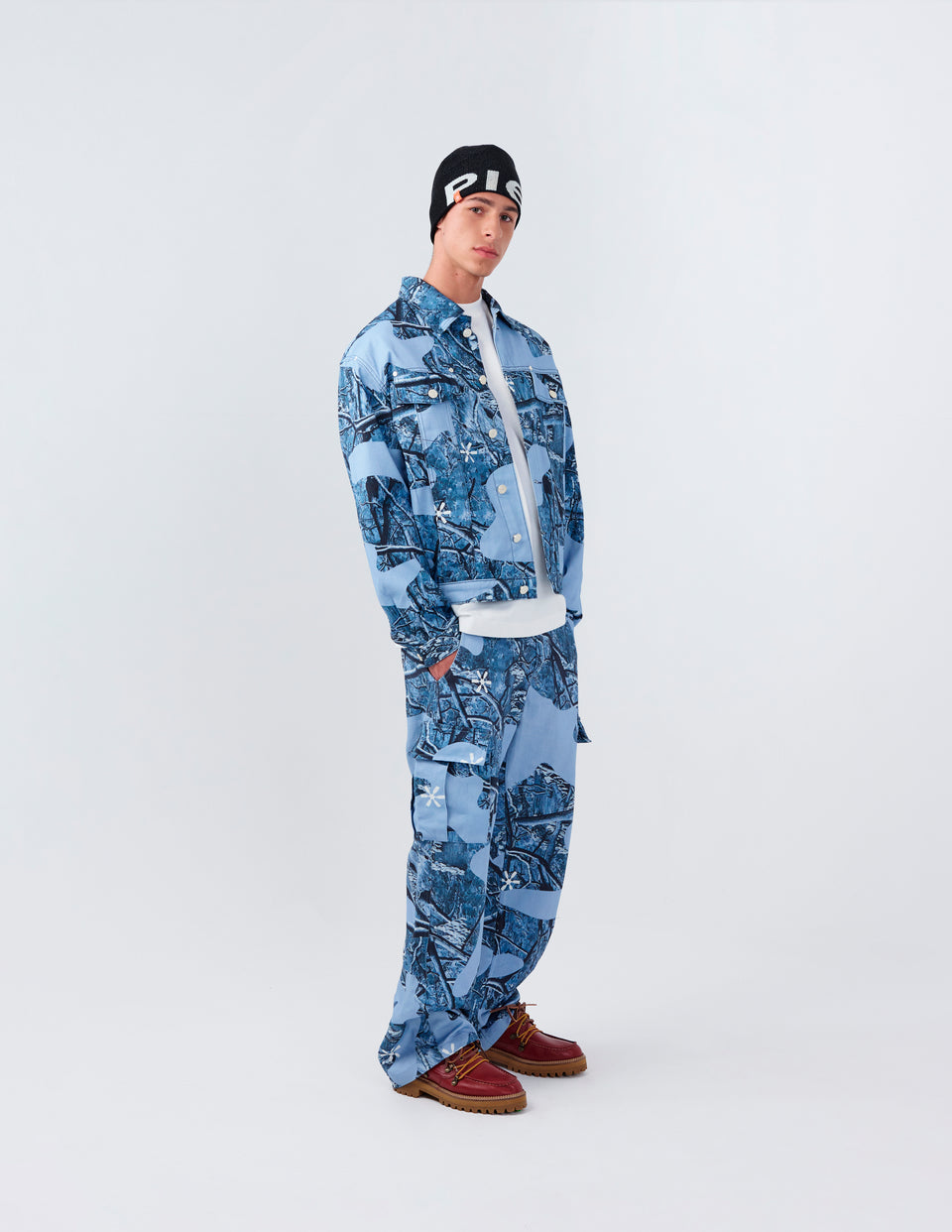 Night Camo Cargo Trousers