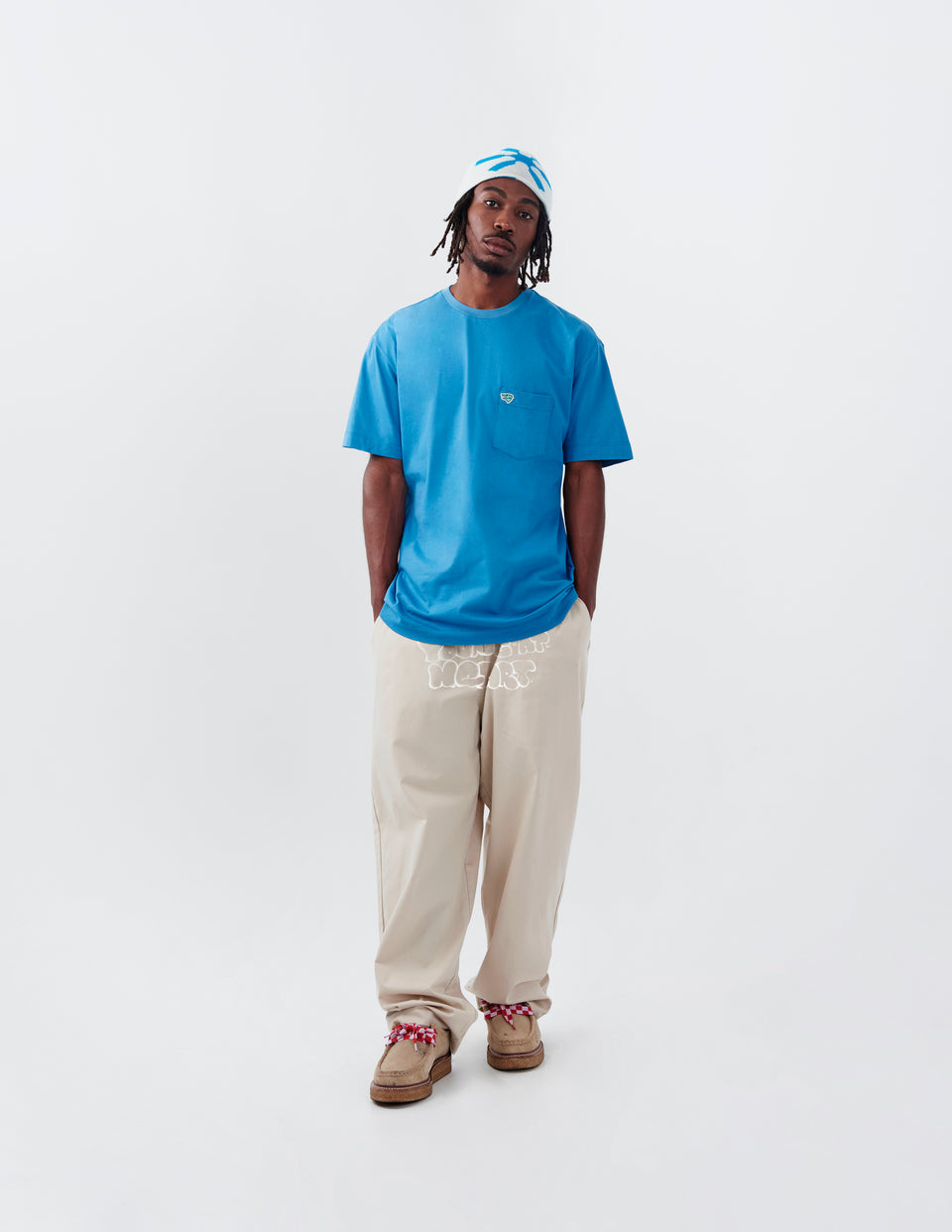 Pocket Tee - Lake Blue
