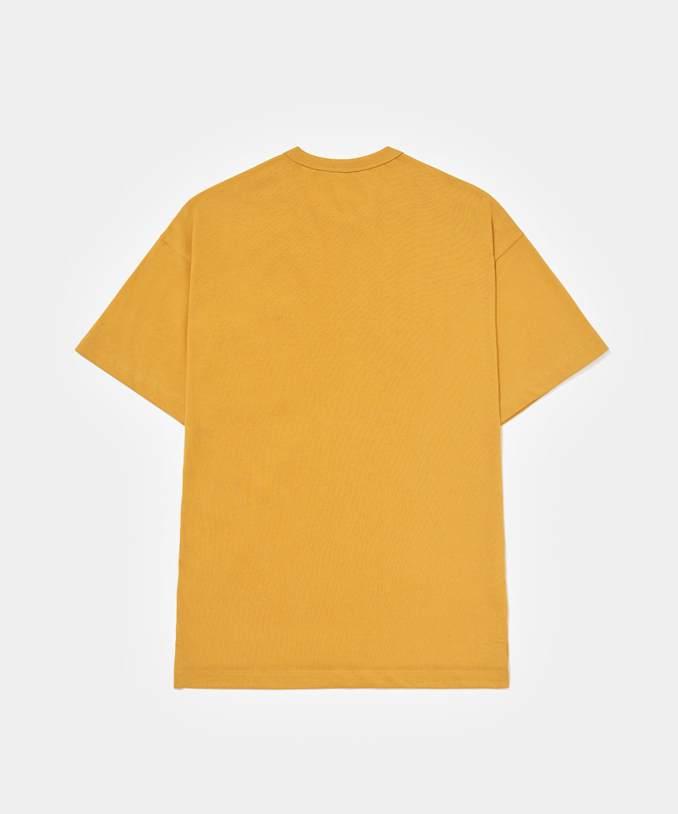 Heavyweight Pocket T-shirt - Mustard