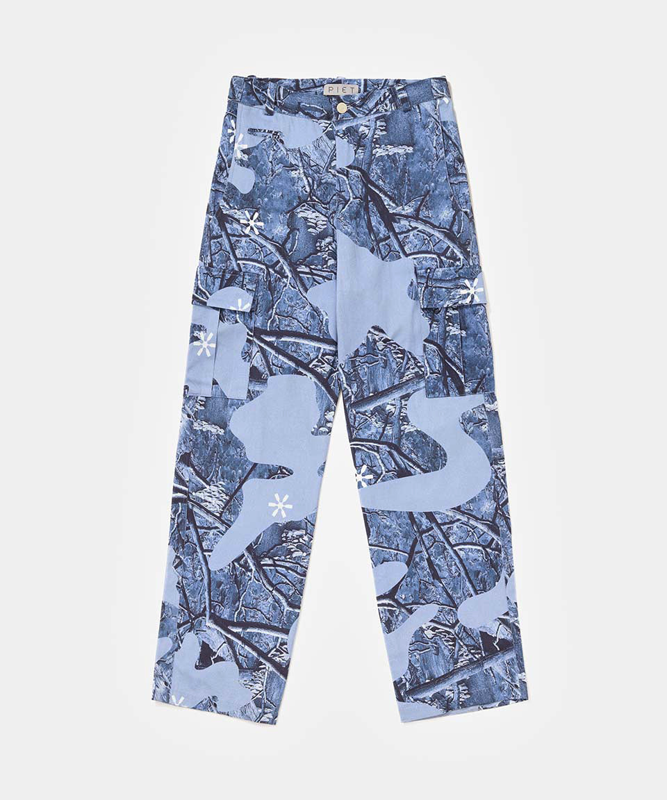 Night Camo Cargo Trousers